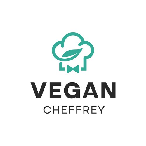 Creative logo design for a vegan cooking app