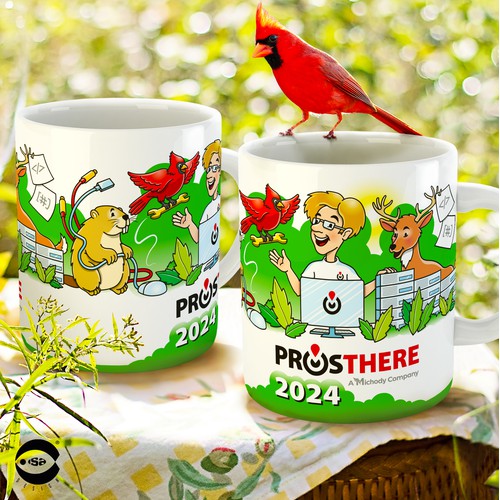Illustration for Pros There 2024 Coffee Mug