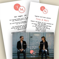 Logo design for Tina & Marc by Jelena156